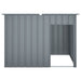 Cușcă câine cu acoperiș antracit 153x91x110 cm oțel galvanizat - WALTI WALTI