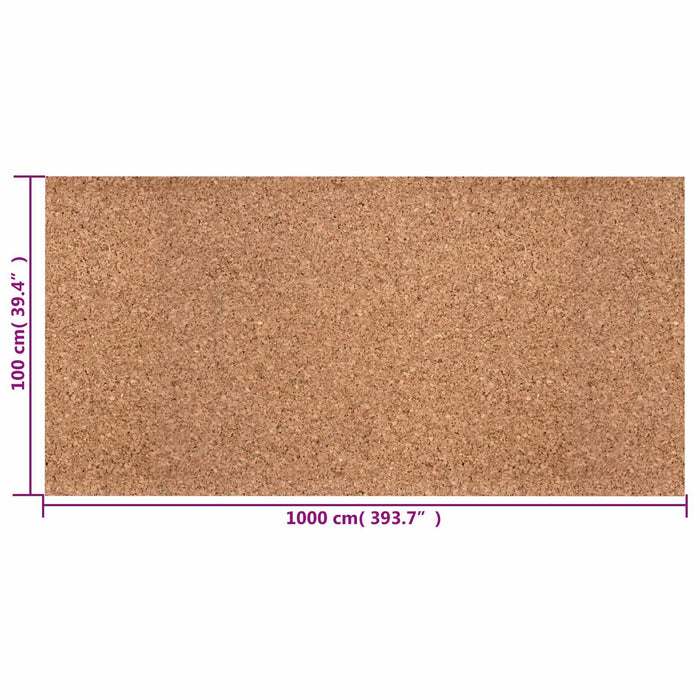 Rola de plută Maro 100 x 1000 x 0,5 cm Plută - WALTI WALTI