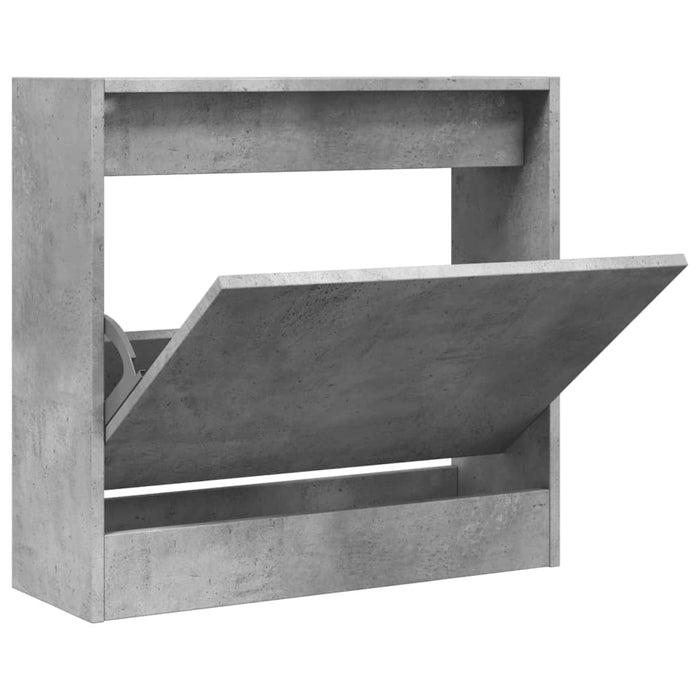 Pantofar, gri beton, 60x21x57 cm, lemn compozit - WALTI WALTI