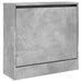Pantofar, gri beton, 60x21x57 cm, lemn compozit - WALTI WALTI