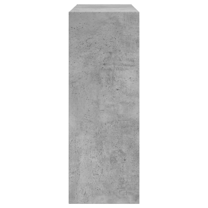 Pantofar, gri beton, 60x21x57 cm, lemn compozit - WALTI WALTI