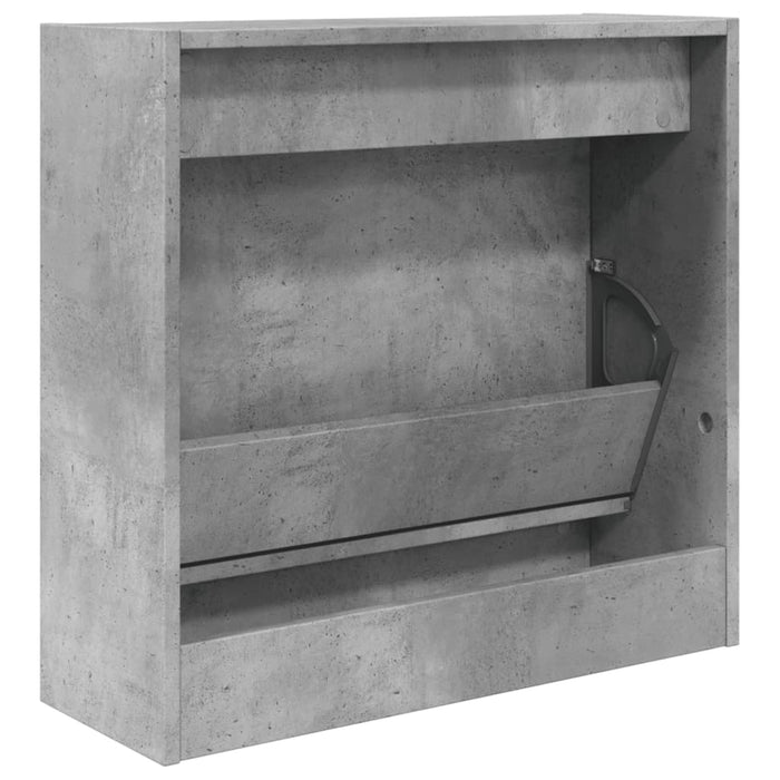 Pantofar, gri beton, 60x21x57 cm, lemn compozit - WALTI WALTI