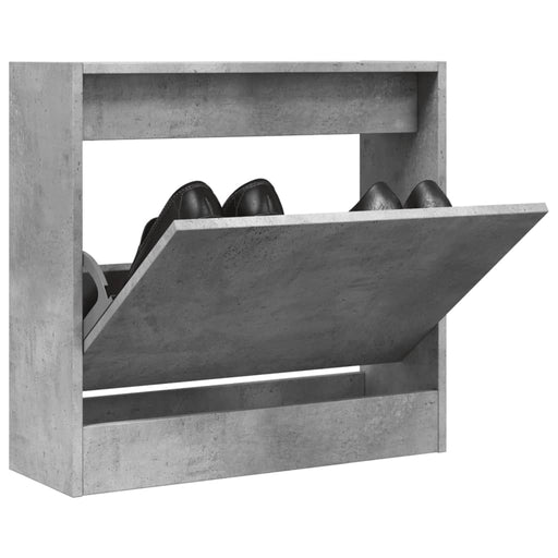 Pantofar, gri beton, 60x21x57 cm, lemn compozit - WALTI WALTI