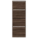 Pantofar, stejar maro, 60x21x163,5 cm, lemn compozit - WALTI WALTI