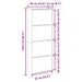 Pantofar, stejar maro, 60x21x163,5 cm, lemn compozit - WALTI WALTI