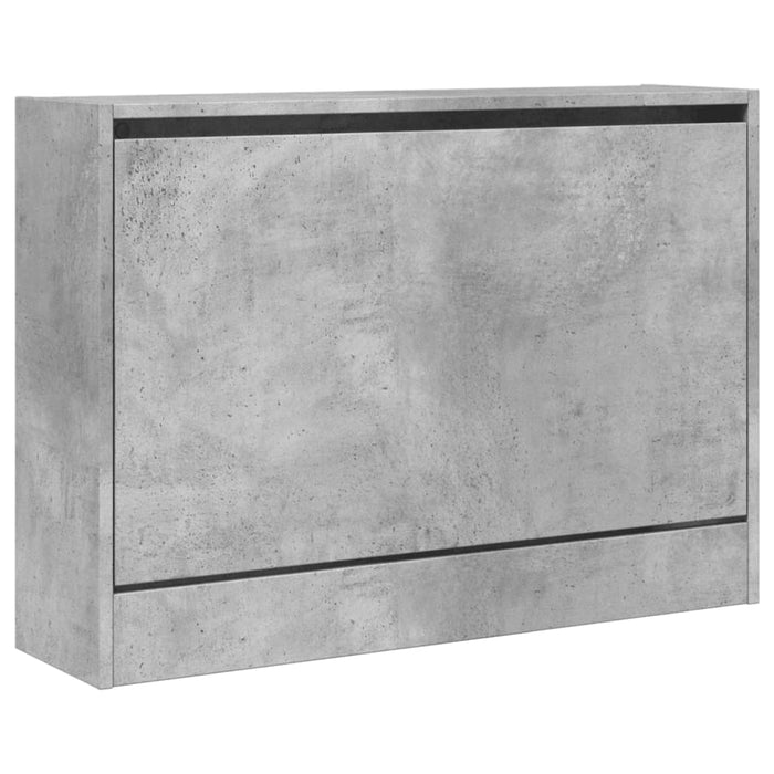 Pantofar, gri beton, 80x21x57 cm, lemn prelucrat - WALTI WALTI