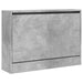 Pantofar, gri beton, 80x21x57 cm, lemn prelucrat - WALTI WALTI