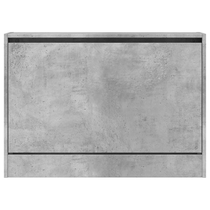 Pantofar, gri beton, 80x21x57 cm, lemn prelucrat - WALTI WALTI