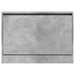 Pantofar, gri beton, 80x21x57 cm, lemn prelucrat - WALTI WALTI