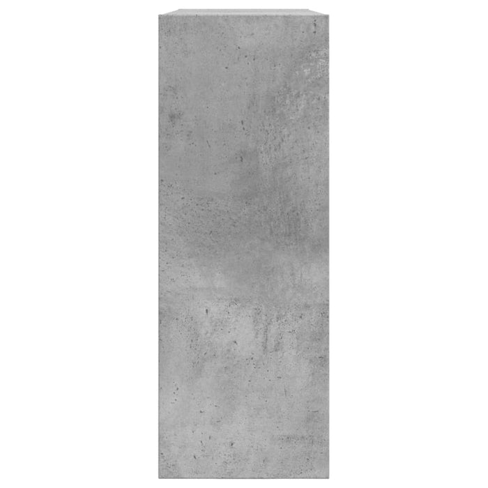Pantofar, gri beton, 80x21x57 cm, lemn prelucrat - WALTI WALTI