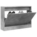 Pantofar, gri beton, 80x21x57 cm, lemn prelucrat - WALTI WALTI