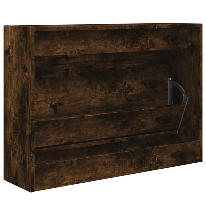Pantofar, stejar fumuriu, 80x21x57 cm, lemn compozit - WALTI WALTI