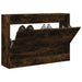 Pantofar, stejar fumuriu, 80x21x57 cm, lemn compozit - WALTI WALTI