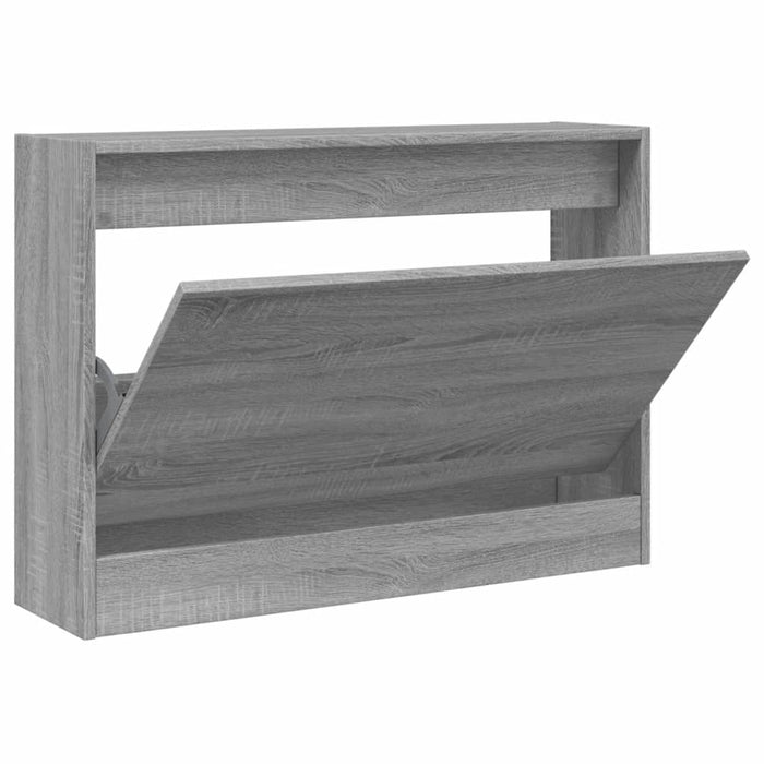 Pantofar, gri sonoma, 80x21x57 cm, lemn compozit - WALTI WALTI
