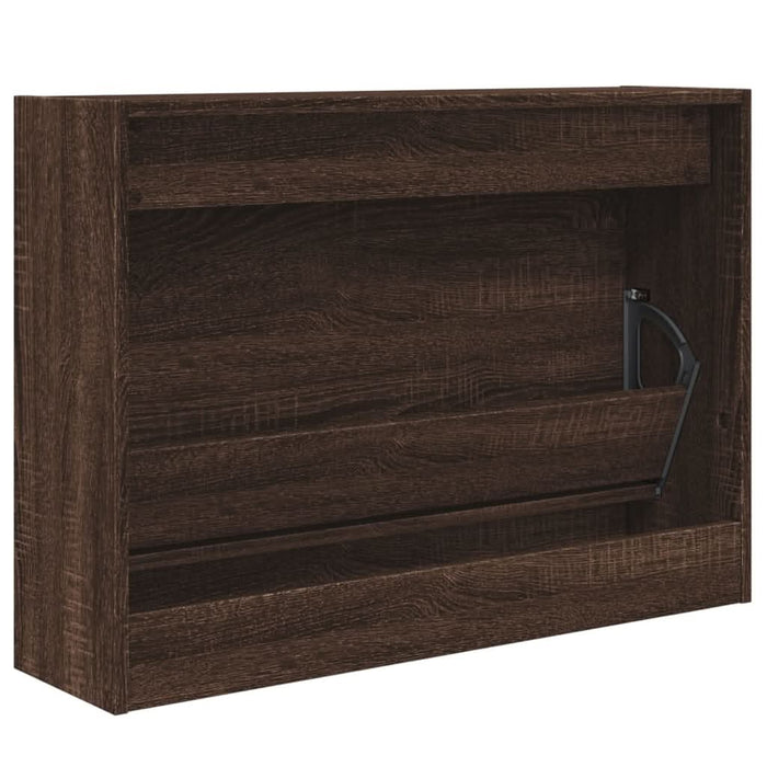 Pantofar, stejar maro, 80x21x57 cm, lemn compozit - WALTI WALTI