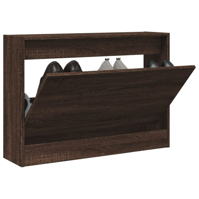 Pantofar, stejar maro, 80x21x57 cm, lemn compozit - WALTI WALTI