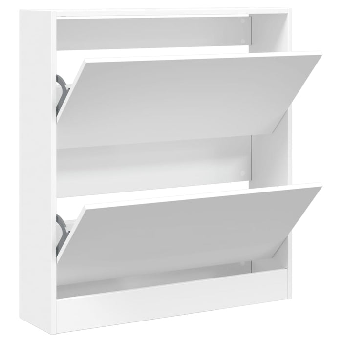 Pantofar, alb, 80x21x87,5 cm, lemn compozit - WALTI WALTI