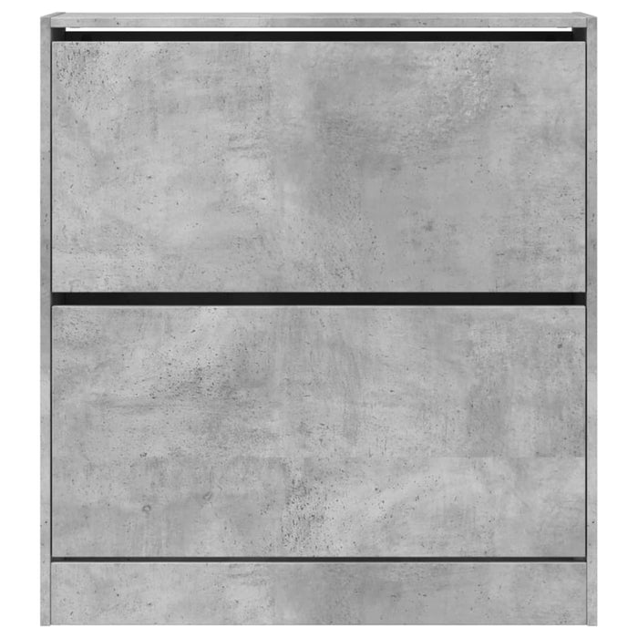 Pantofar, gri beton, 80x21x87,5 cm, lemn prelucrat - WALTI WALTI