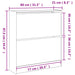 Pantofar, gri beton, 80x21x87,5 cm, lemn prelucrat - WALTI WALTI