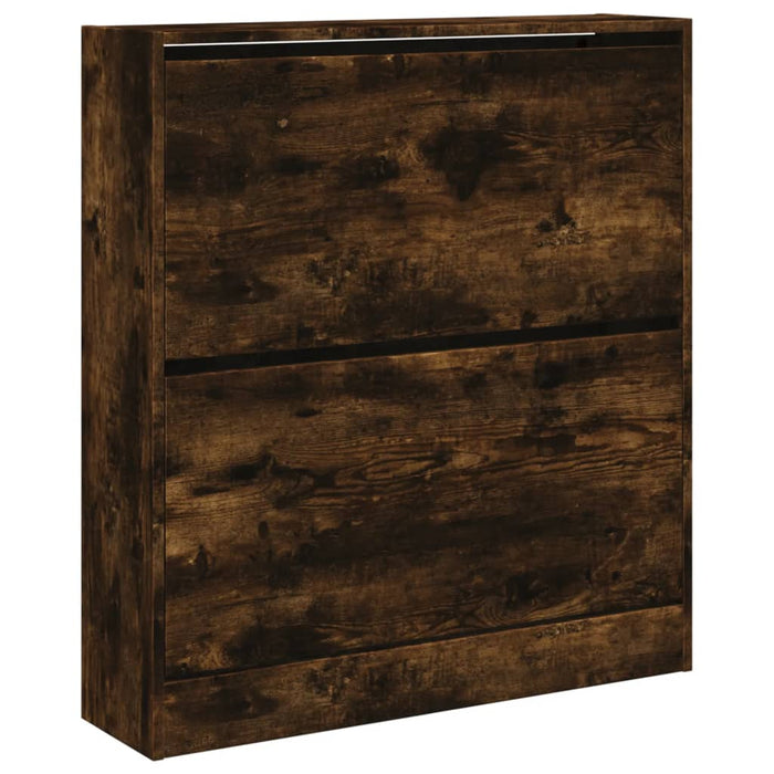 Pantofar, stejar fumuriu, 80x21x87,5 cm, lemn compozit - WALTI WALTI