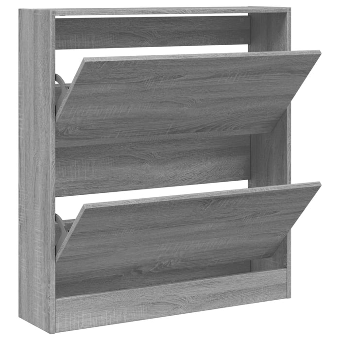 Pantofar, gri sonoma, 80x21x87,5 cm, lemn prelucrat - WALTI WALTI