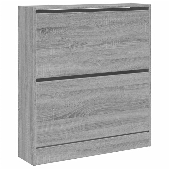 Pantofar, gri sonoma, 80x21x87,5 cm, lemn prelucrat - WALTI WALTI