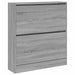 Pantofar, gri sonoma, 80x21x87,5 cm, lemn prelucrat - WALTI WALTI