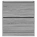 Pantofar, gri sonoma, 80x21x87,5 cm, lemn prelucrat - WALTI WALTI