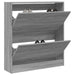 Pantofar, gri sonoma, 80x21x87,5 cm, lemn prelucrat - WALTI WALTI