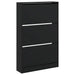 Pantofar, negru, 80x21x125,5 cm, lemn compozit - WALTI WALTI