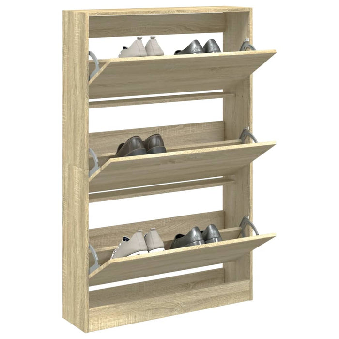 Pantofar, stejar sonoma, 80x21x125,5 cm, lemn compozit - WALTI WALTI