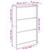 Pantofar, gri beton, 80x21x125,5 cm, lemn prelucrat - WALTI WALTI