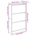 Pantofar, stejar fumuriu, 80x21x125,5 cm, lemn compozit - WALTI WALTI