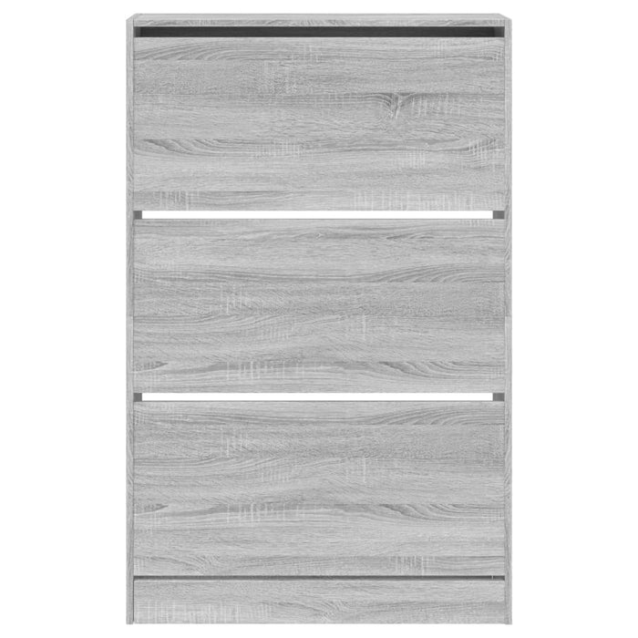 Pantofar, gri sonoma, 80x21x125,5 cm, lemn prelucrat - WALTI WALTI