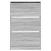 Pantofar, gri sonoma, 80x21x125,5 cm, lemn prelucrat - WALTI WALTI