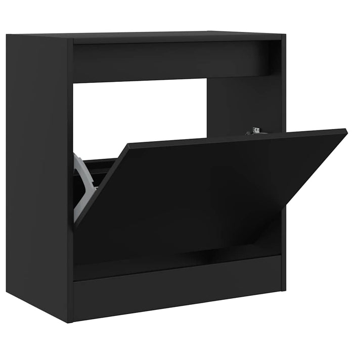 Pantofar, negru, 60x34x63,5 cm, lemn compozit - WALTI WALTI