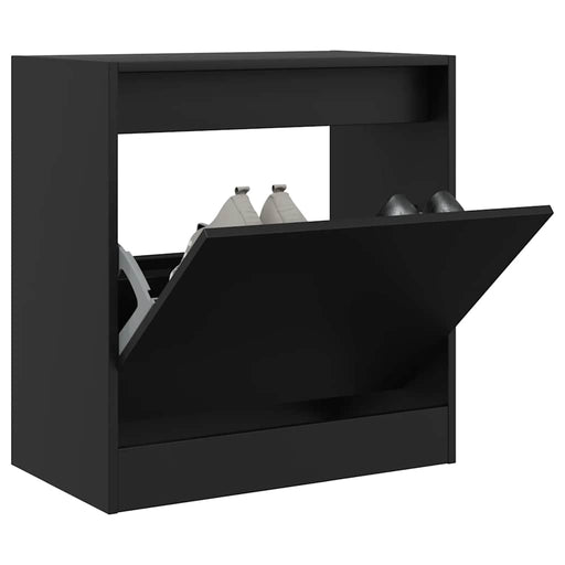 Pantofar, negru, 60x34x63,5 cm, lemn compozit - WALTI WALTI