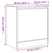Pantofar, gri beton, 60x34x63,5 cm, lemn compozit - WALTI WALTI