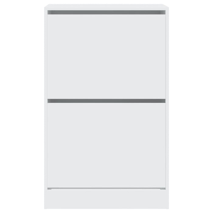 Pantofar, alb, 60x34x96,5 cm, lemn compozit - WALTI WALTI