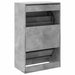 Pantofar, gri beton, 60x34x96,5 cm, lemn compozit - WALTI WALTI