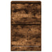 Pantofar, stejar fumuriu, 60x34x96,5 cm, lemn compozit - WALTI WALTI