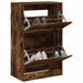 Pantofar, stejar fumuriu, 60x34x96,5 cm, lemn compozit - WALTI WALTI