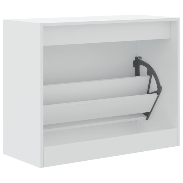 Pantofar, alb, 80x34x63 cm, lemn prelucrat - WALTI WALTI
