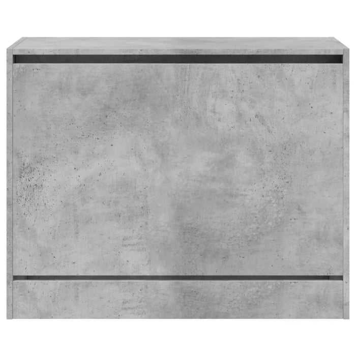 Pantofar, gri beton, 80x34x63 cm, lemn prelucrat - WALTI WALTI