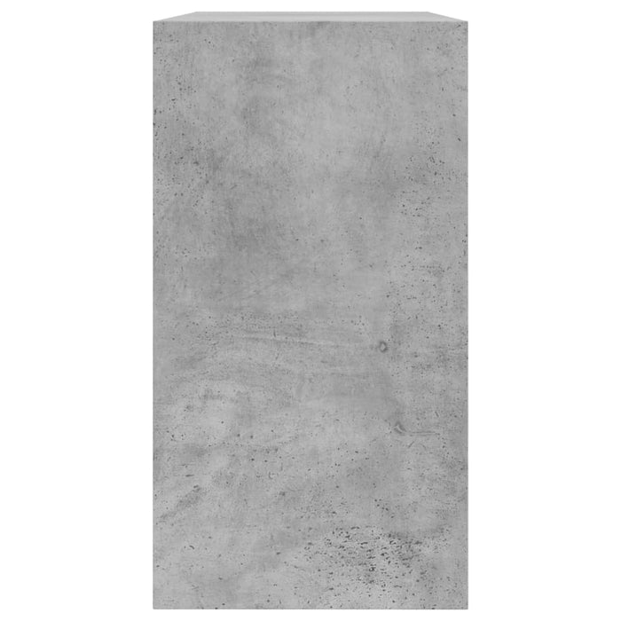 Pantofar, gri beton, 80x34x63 cm, lemn prelucrat - WALTI WALTI