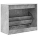 Pantofar, gri beton, 80x34x63 cm, lemn prelucrat - WALTI WALTI