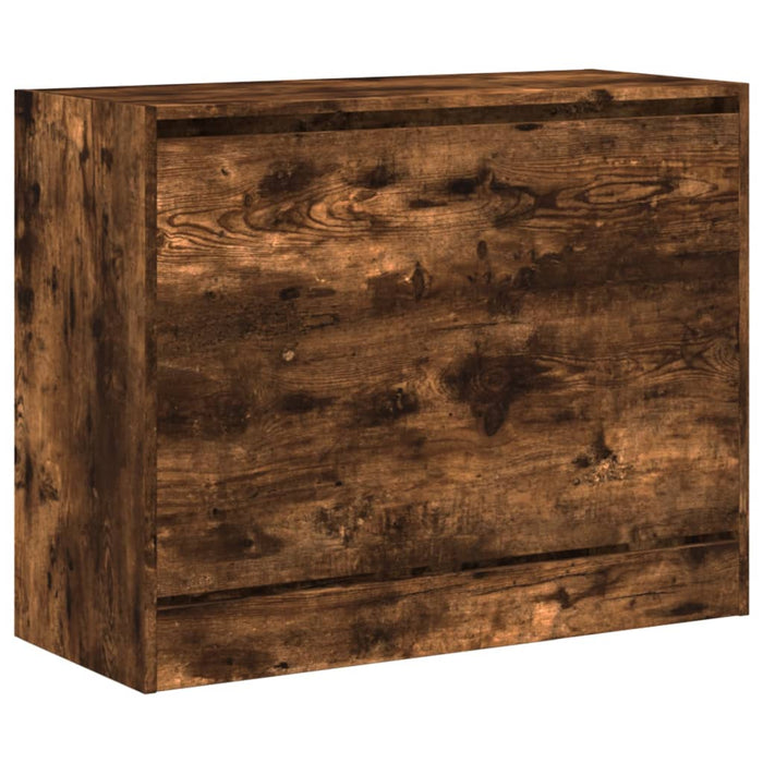 Pantofar, stejar fumuriu, 80x34x63 cm, lemn compozit - WALTI WALTI