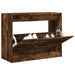 Pantofar, stejar fumuriu, 80x34x63 cm, lemn compozit - WALTI WALTI