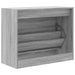 Pantofar, gri sonoma, 80x34x63 cm, lemn prelucrat - WALTI WALTI