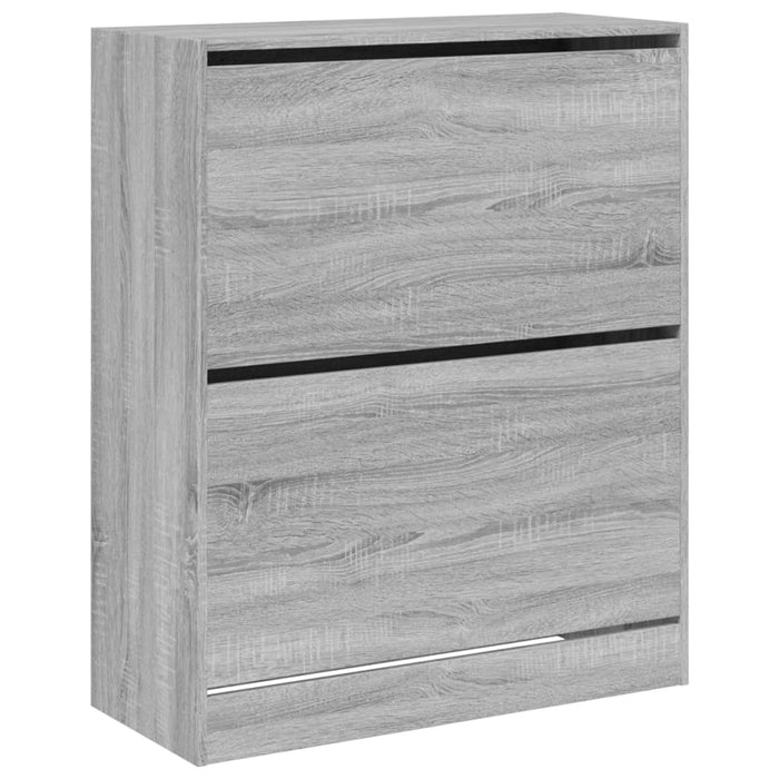 Pantofar, gri sonoma, 80x34x96,5 cm, lemn compozit - WALTI WALTI